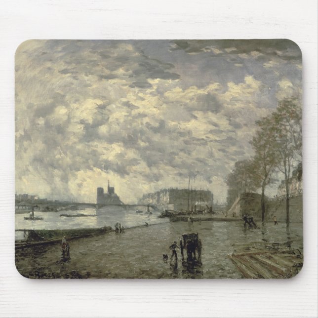 The Seine and Notre Dame Mouse Mat (Front)