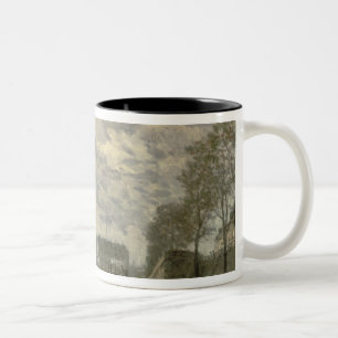 The Seine and Notre Dame Two-Tone Coffee Mug