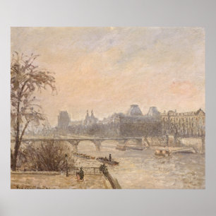 The Seine and the Louvre, 1903 Poster
