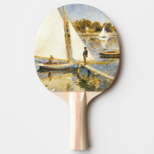The Seine at Argenteuil Auguste Renoir Ping Pong Paddle