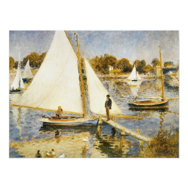 The Seine at Argenteuil  Auguste  Renoir   Poster (Front)