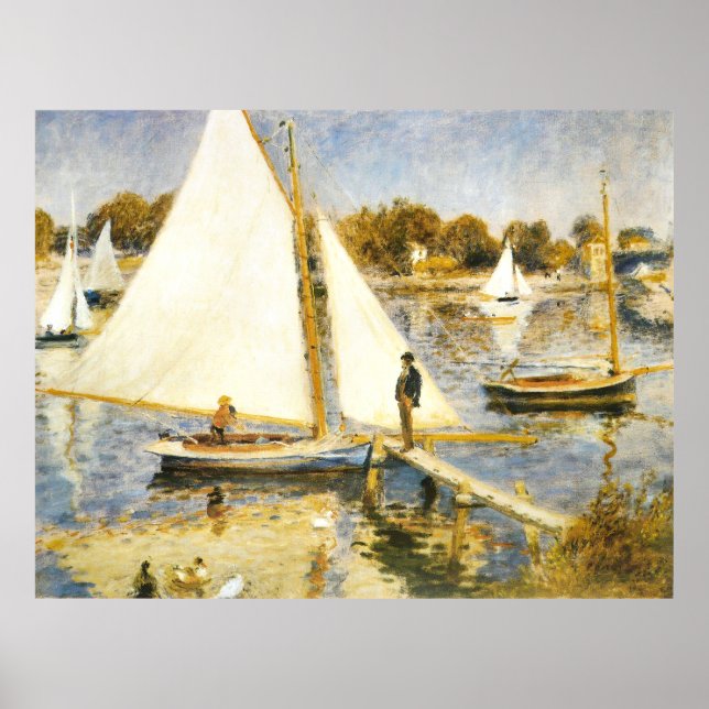 The Seine at Argenteuil  Auguste  Renoir   Poster (Front)