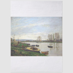 The Seine at Argenteuil by Sisley Tissue Paper