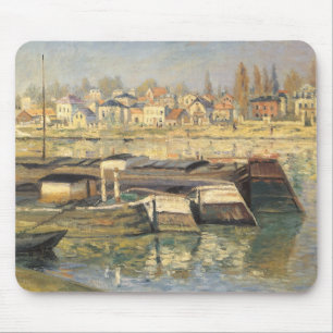 The Seine at Asnieres by Claude Monet Mouse Mat