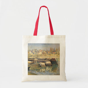 The Seine at Asnieres by Claude Monet Tote Bag