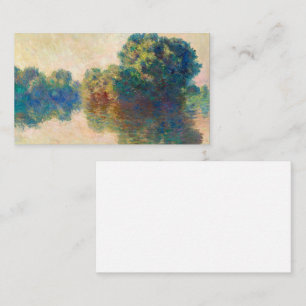 The Seine at Giverny by Claude Monet Business Card