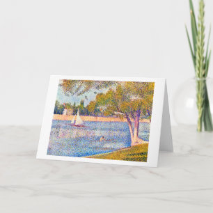 The Seine at La Grande Jatte, Seurat Card