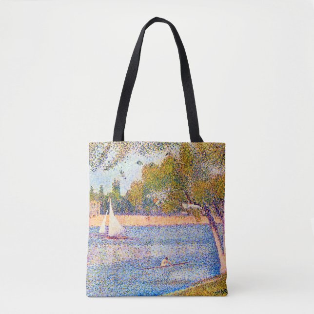 The Seine at La Grande Jatte, Seurat Tote Bag (Front)