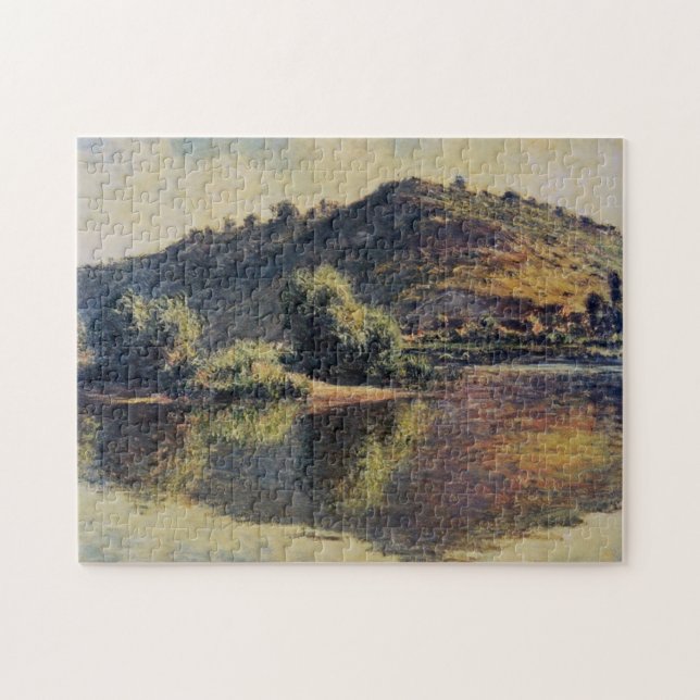 The Seine at Port-Villez Monet Fine Art Jigsaw Puzzle (Horizontal)