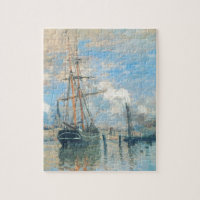 The Seine at Rouen by Claude Monet