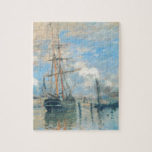 The Seine at Rouen by Claude Monet Jigsaw Puzzle