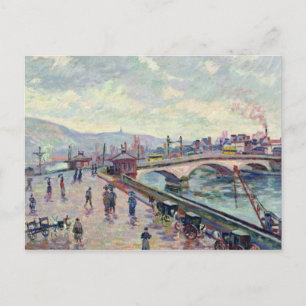 The Seine at Rouen Postcard