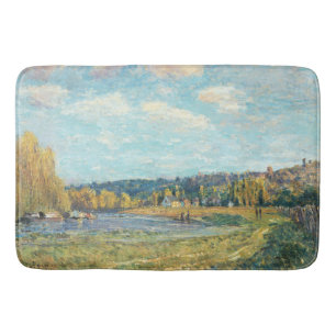 The Seine at Saint-Cloud Alfred Sisley   Bath Mat
