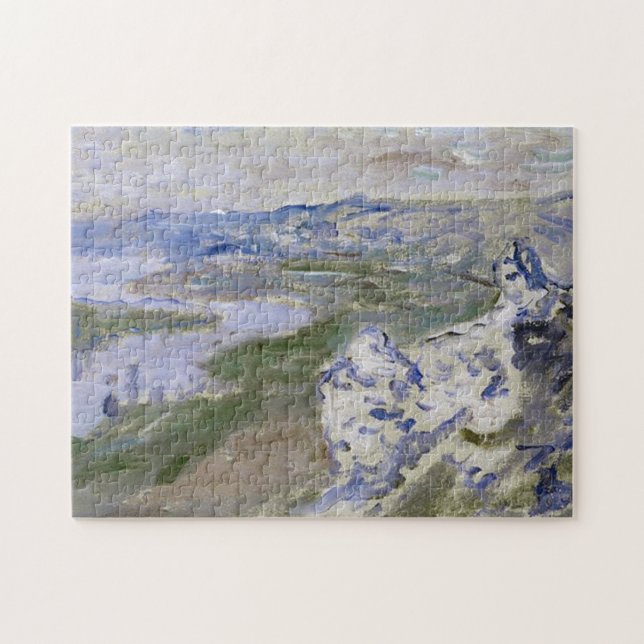 The Seine from Heights Chantemesle Monet Fine Art Jigsaw Puzzle (Horizontal)