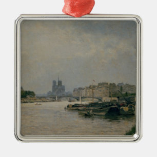 The Seine from the Quai de la Rapee Metal Tree Decoration