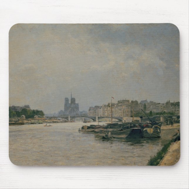 The Seine from the Quai de la Rapee Mouse Mat (Front)