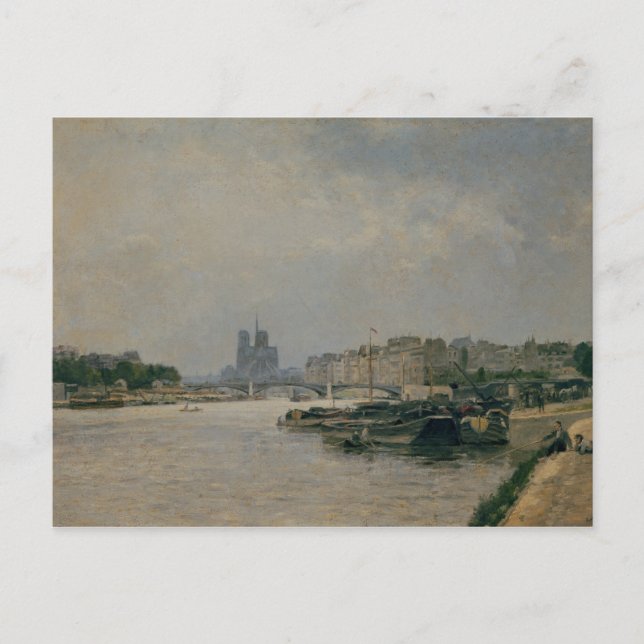 The Seine from the Quai de la Rapee Postcard (Front)