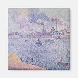 The Seine, Grenelle, 1899 Magnet