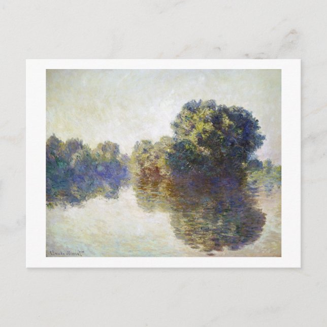 The Seine near Giverny Claude Monet Postcard (Front)