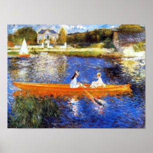 The Seine River At Asnieres Renoir Fine Art Poster