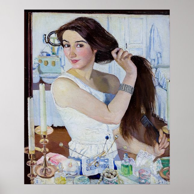 The self-portrait by Zinaida Serebriakova Poster (Front)