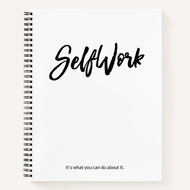 The SelfWork Journal Notebook (Front)