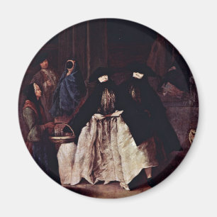 The Seller Of The Essences By Longhi Pietro Magnet