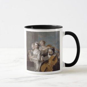 The Sense of Hearing, c.1744-7 (oil on canvas) Mug