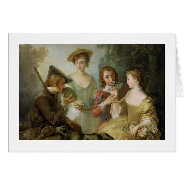 The Sense of Smell, c.1744-47 (oil on canvas) (see (Front Horizontal)