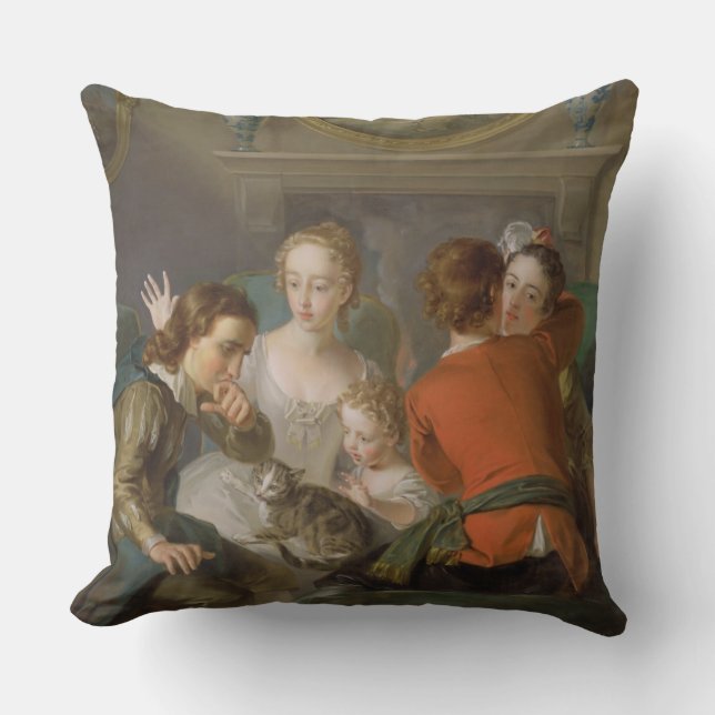 The Sense of Touch, c.1744-47 (oil on canvas) (see Cushion (Front)