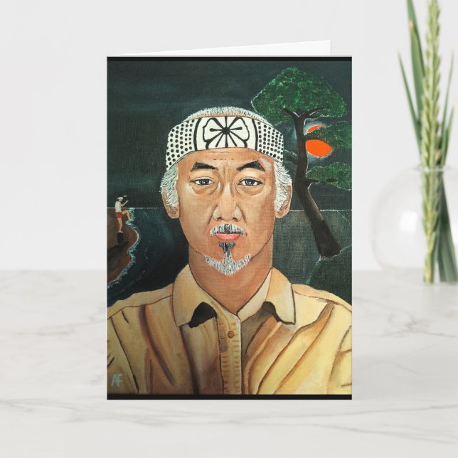 The Sensei Painting by Alfred Fox Card (Front)