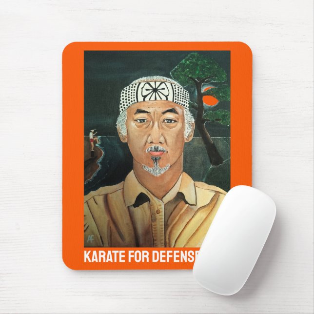 The Sensei Painting by Alfred Fox Mouse Mat (With Mouse)
