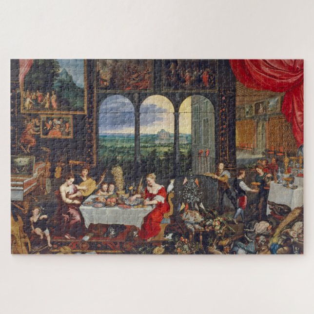 The Senses of Hearing, Touch, and Taste Jigsaw Puzzle (Horizontal)