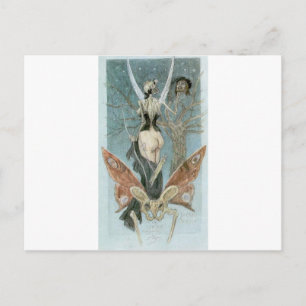 The Sentimental Initiation by Felicien Rops Postcard