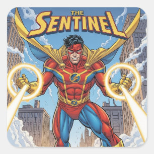 The Sentinel   Square Sticker