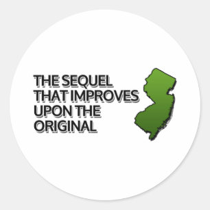 The Sequel that improves upon the original Classic Round Sticker