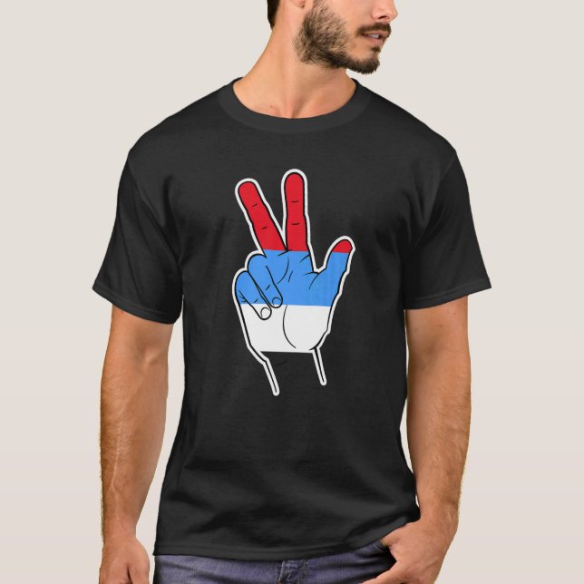 The Serbian Salute T-Shirt (Front)