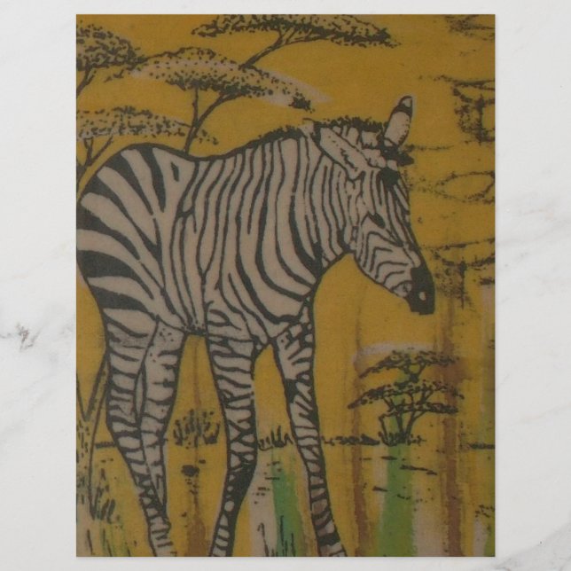 The Serengeti Spirit: Zebra Grazing in the Mara (Front)