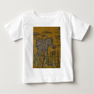 The Serengeti Spirit: Zebra Grazing in the Mara Baby T-Shirt