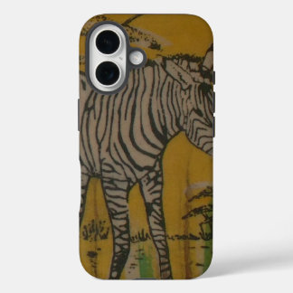 The Serengeti Spirit: Zebra Grazing in the Mara iPhone 16 Case