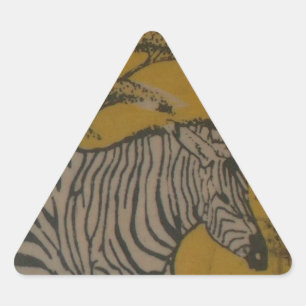 The Serengeti Spirit: Zebra Grazing in the Mara Triangle Sticker