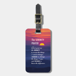The Serenity Prayer 2 Luggage Tag