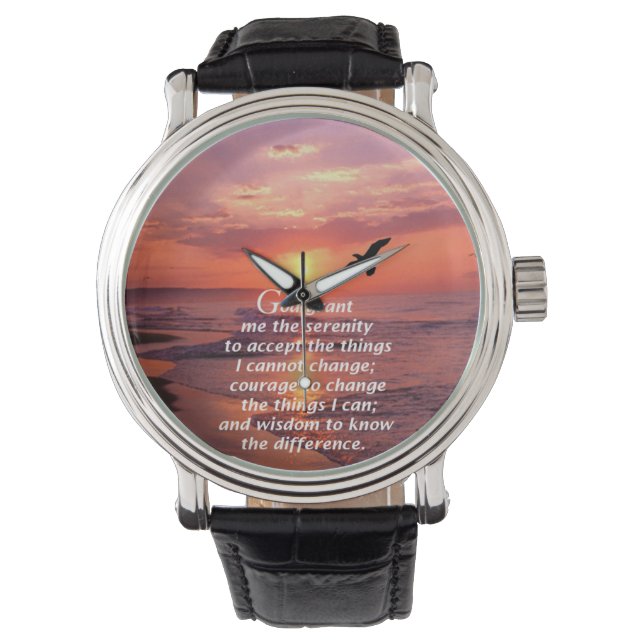 The Serenity Prayer 3 Watch (Front)
