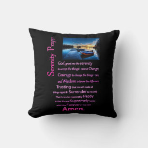 The Serenity Prayer Boat Dock Cushion
