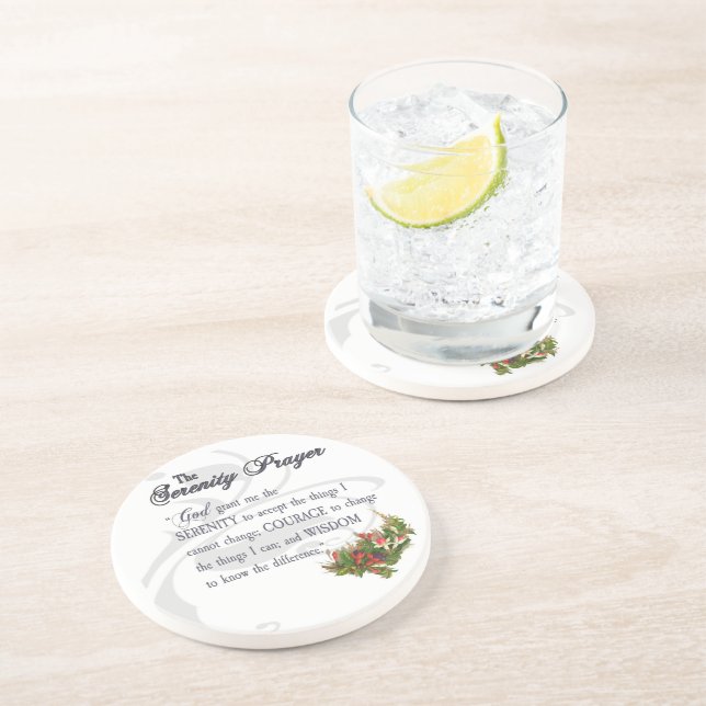 The Serenity Prayer Custom Coaster (Side)