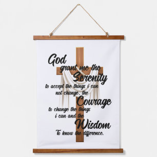 The Serenity Prayer  Hanging Tapestry
