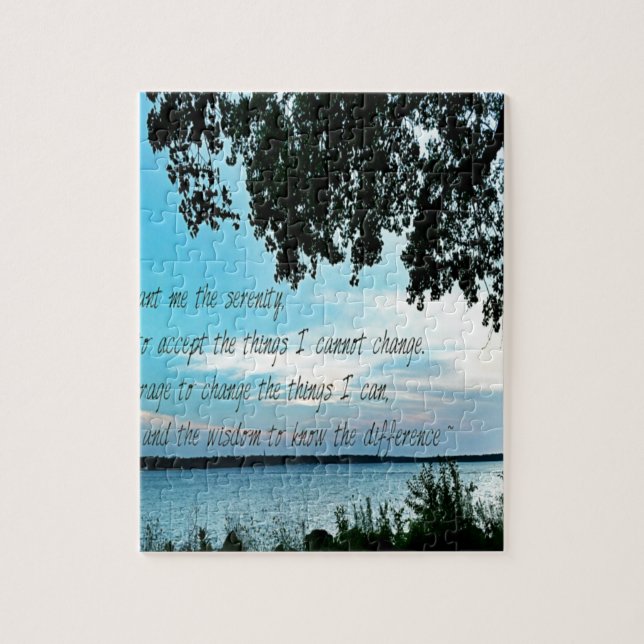 The Serenity Prayer Jigsaw Puzzle (Vertical)
