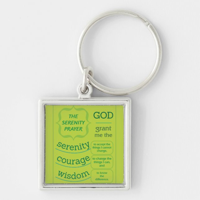 The Serenity Prayer Key Ring (Front)