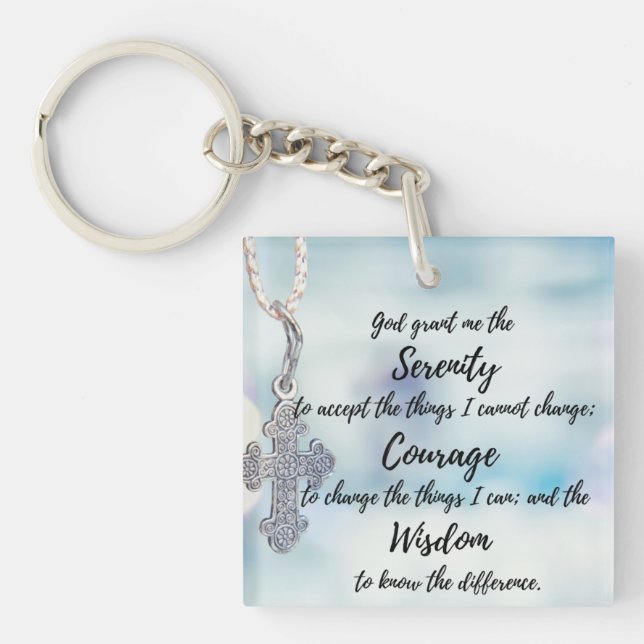 The Serenity Prayer Key Ring (Front)