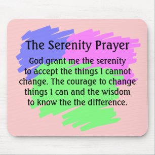 The Serenity Prayer Mouse Mat